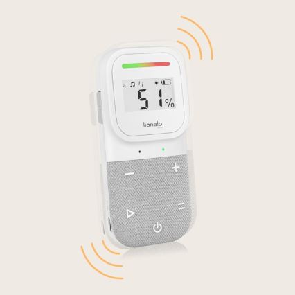 Lionelo - Bezdrátová nabíjecí dětská audio chůvička BABYLINE 2.3 5V