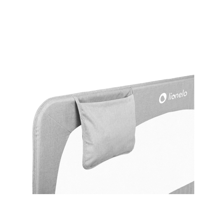 Lionelo - Bezpečnostní zábrana k posteli HANNA Grey Melange
