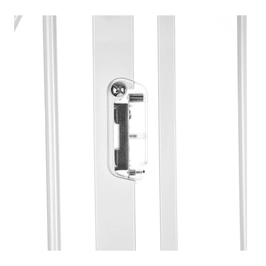 Lionelo - Bezpečnostní zábrana TRUUS SLIM LED 1xAAA bílá