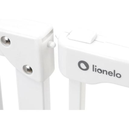 Lionelo - Bezpečnostní zábrana TRUUS SLIM LED 1xAAA bílá