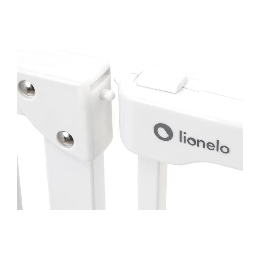 Lionelo - Bezpečnostní zábrana TRUUS SLIM LED 1xAAA bílá