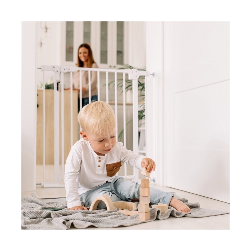Lionelo - Bezpečnostní zábrana TRUUS SLIM LED 1xAAA šedá