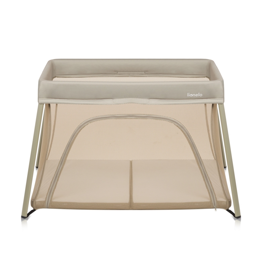 Lionelo - Cestovní postýlka 3v1 ALICE Beige Olive