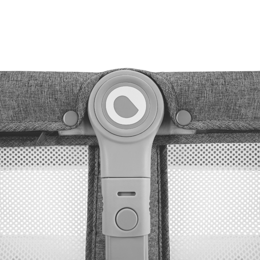 Lionelo - Cestovní postýlka 3v1 MALIN Grey Stone