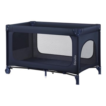 Lionelo - Cestovní postýlka JASMIN EASY FOLD Navy Blue