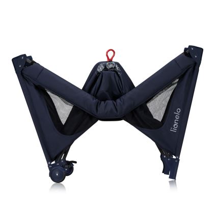 Lionelo - Cestovní postýlka JASMIN EASY FOLD Navy Blue