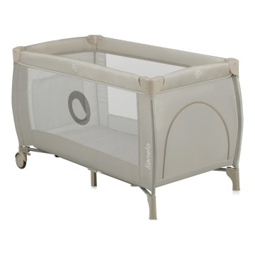 Lionelo - Cestovní postýlka STEFI PLUS Beige Cappuccino