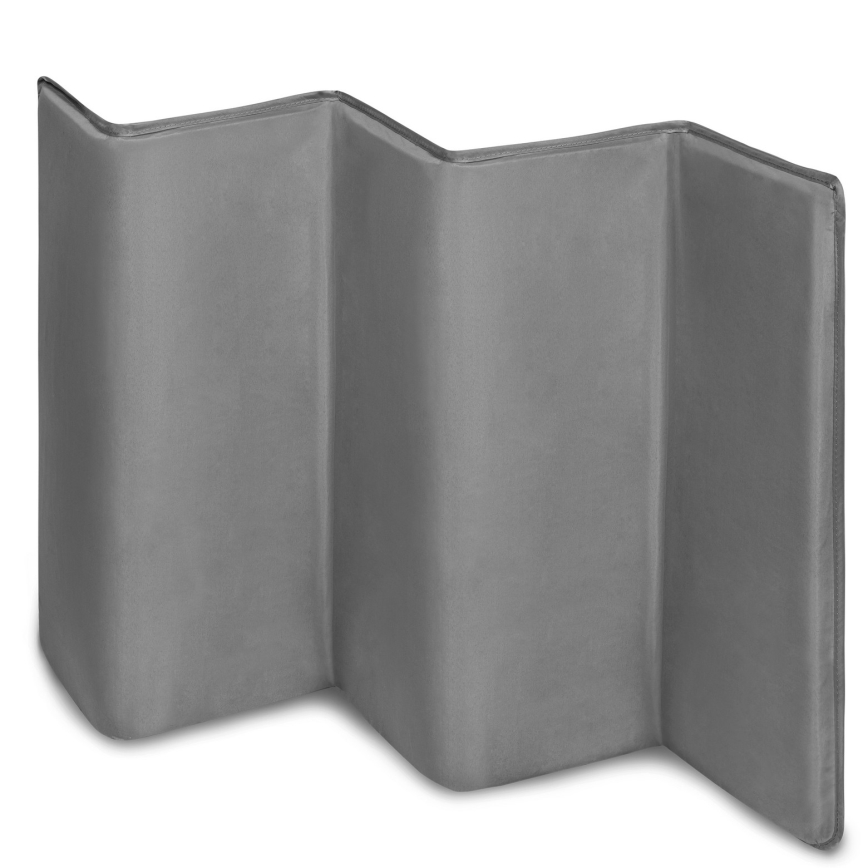 Lionelo - Cestovní postýlka STEFI PLUS Grey Multicolor