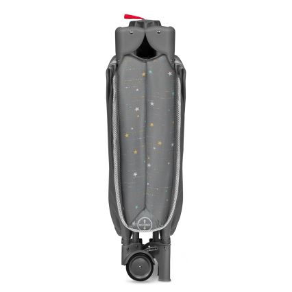 Lionelo - Cestovní postýlka STEFI PLUS Grey Multicolor