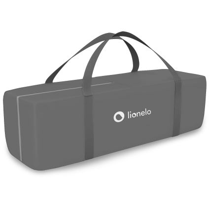 Lionelo - Cestovní postýlka STEFI PLUS Grey Multicolor