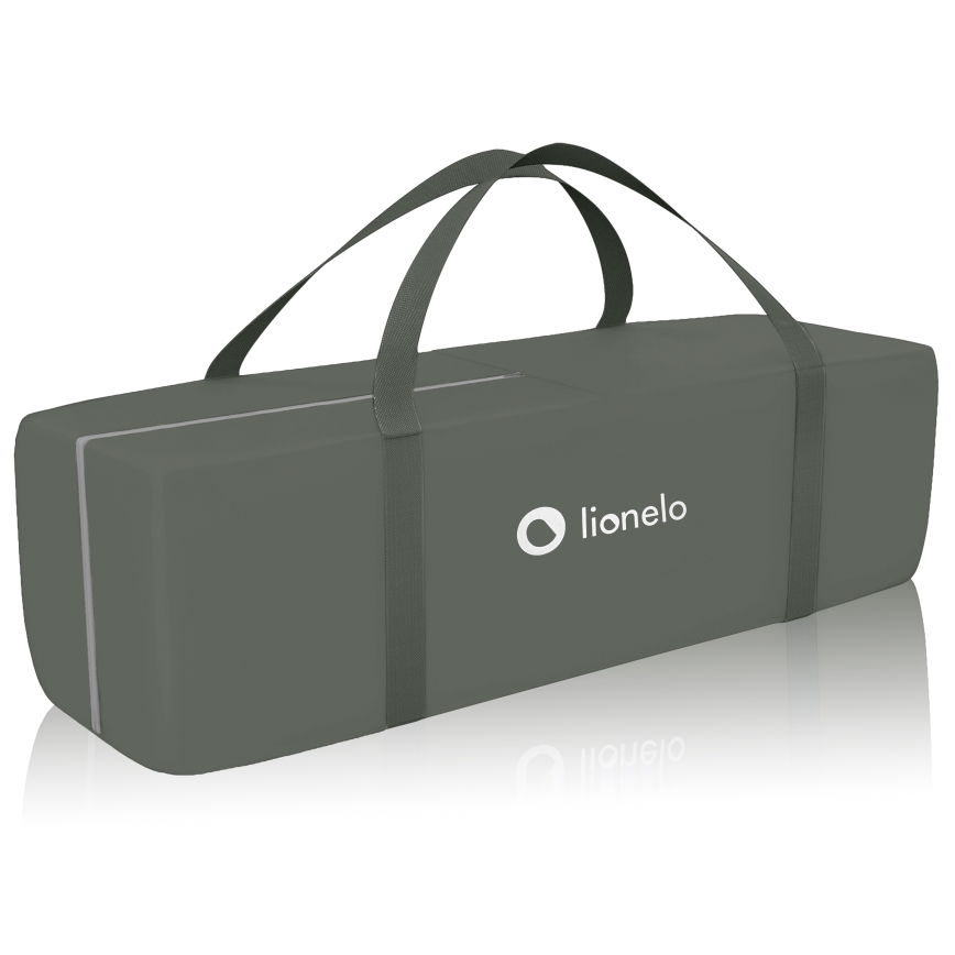 Lionelo - Cestovní postýlka SVEN PLUS Beige Olive