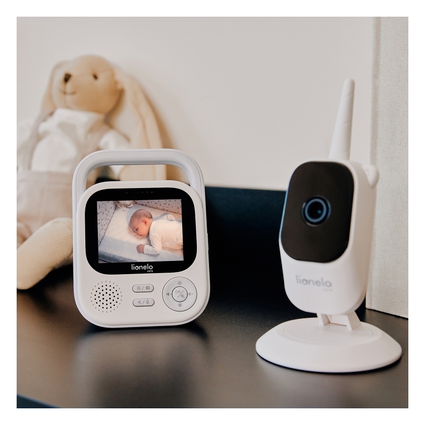 Lionelo - Dětská chůvička s monitorem BABYLINE 3.2 5V 2600 mAh