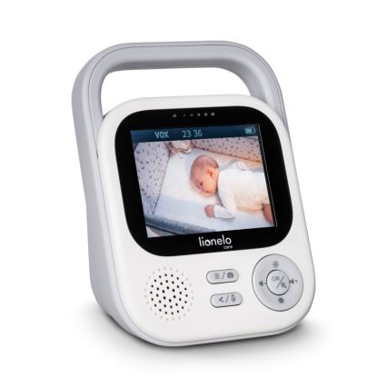 Lionelo - Dětská chůvička s monitorem BABYLINE 3.2 5V 2600 mAh