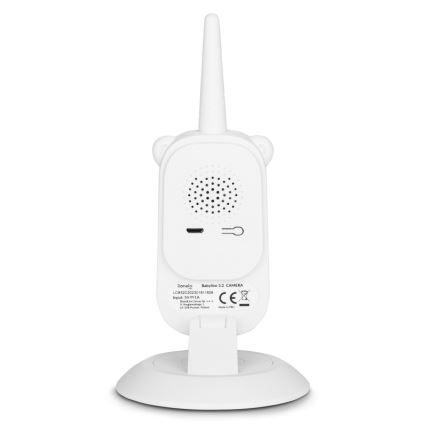 Lionelo - Dětská chůvička s monitorem BABYLINE 3.2 5V 2600 mAh