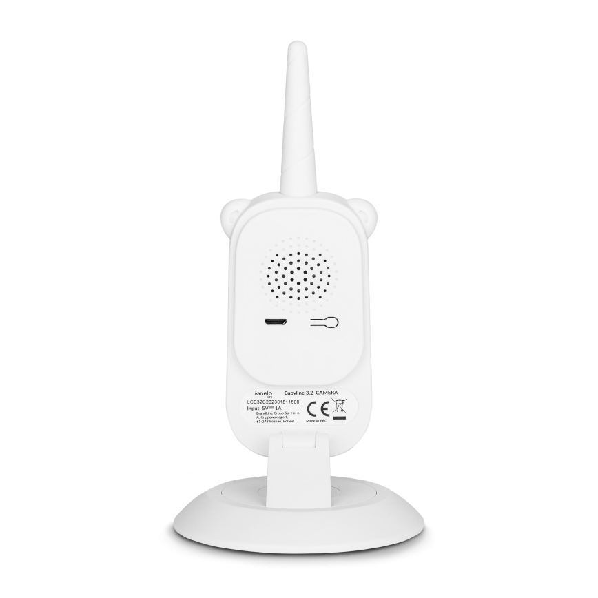 Lionelo - Dětská chůvička s monitorem BABYLINE 3.2 5V 2600 mAh