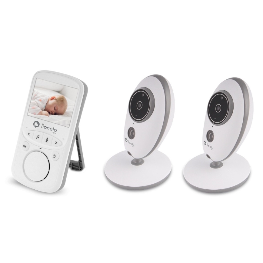 Lionelo - Dětská chůvička s monitorem BABYLINE 5.1 230V 1000 mAh