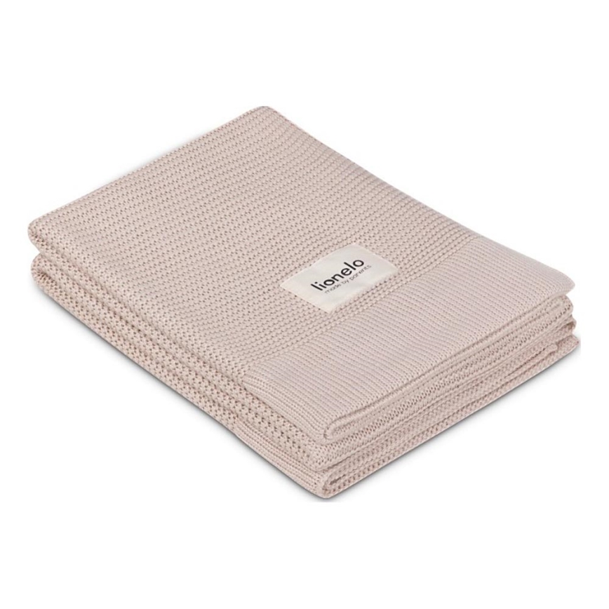 Lionelo - Dětská deka BAMBOO BLANKET 75x100 cm Beige Sand