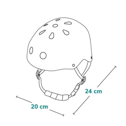 Lionelo - Dětská helma HELMET Blue Sky