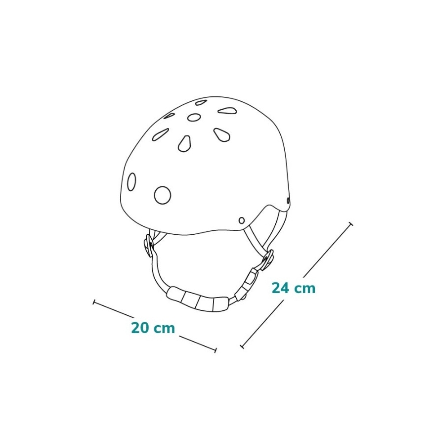 Lionelo - Dětská helma HELMET Blue Sky