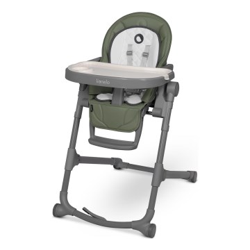 Lionelo - Dětská jídelní židle CORA PLUS Green Olive