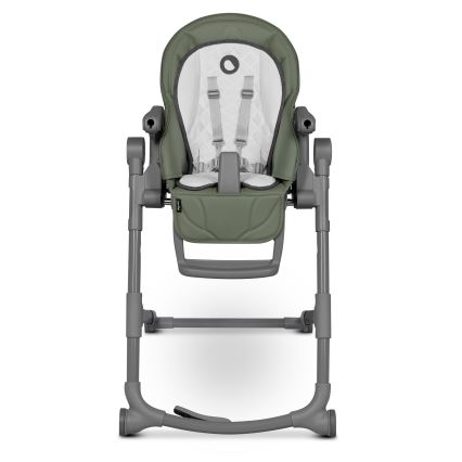Lionelo - Dětská jídelní židle CORA PLUS Green Olive