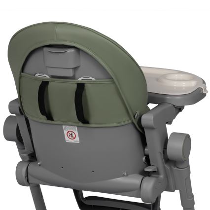 Lionelo - Dětská jídelní židle CORA PLUS Green Olive