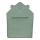 Lionelo - Dětská osuška s kapucí MUSLIN HOODED TOWEL Green Forest