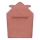 Lionelo - Dětská osuška s kapucí MUSLIN HOODED TOWEL Red Coral