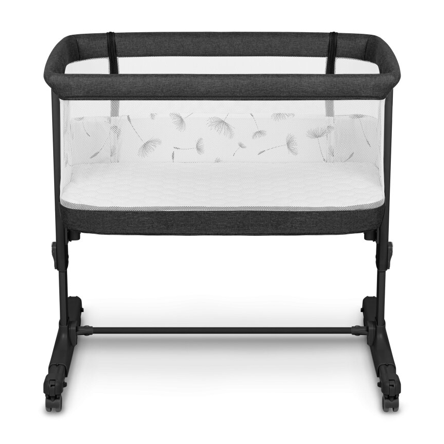 Lionelo - Dětská postýlka 3v1 AURORA Grey Graphite