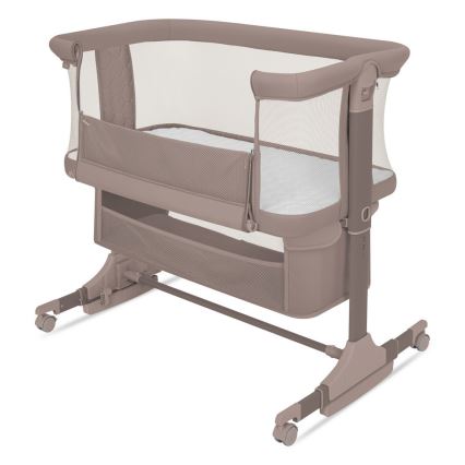 Lionelo - Dětská postýlka 3v1 JODIE Beige Taupe