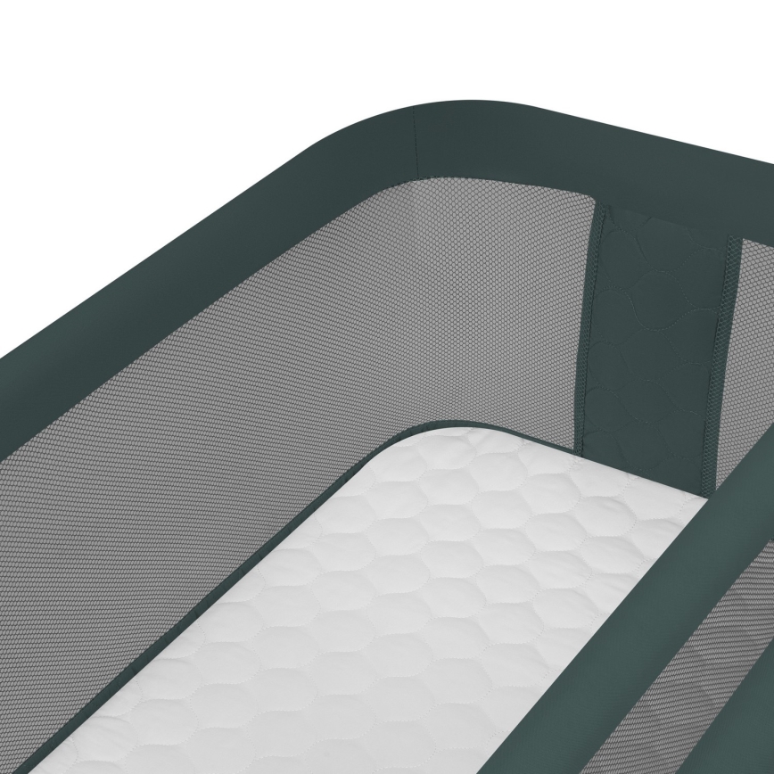 Lionelo - Dětská postýlka 3v1 JODIE Green Graphite