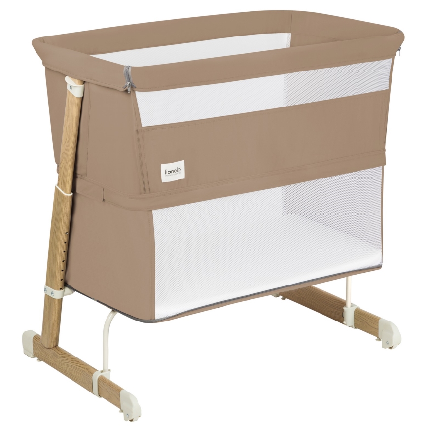 Lionelo - Dětská postýlka 5v1 THOMI PLUS Beige Carmel