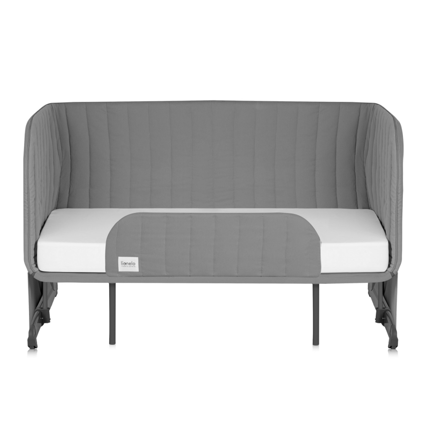 Lionelo - Dětská postýlka 5v1 THOMI PLUS Grey Concrete