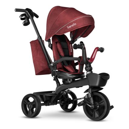 Lionelo - Dětská tříkolka KORI Red Burgundy