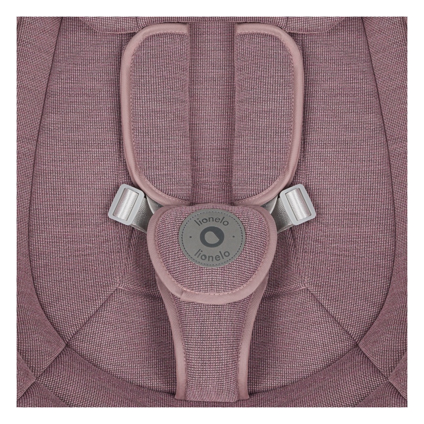 Lionelo - Dětské houpátko s melodií BLOSSOM Pink Mauve + dálkové ovládání