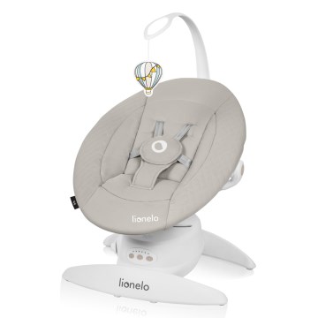 Lionelo - Dětské houpátko s melodií IRIS 4xAA Beige Sand