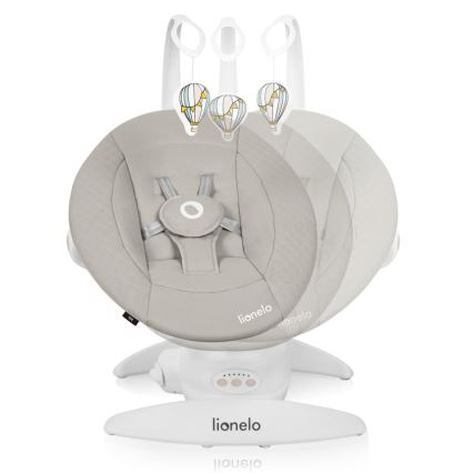 Lionelo - Dětské houpátko s melodií IRIS 4xAA Beige Sand