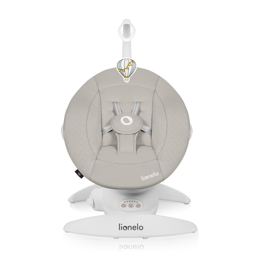 Lionelo - Dětské houpátko s melodií IRIS 4xAA Beige Sand