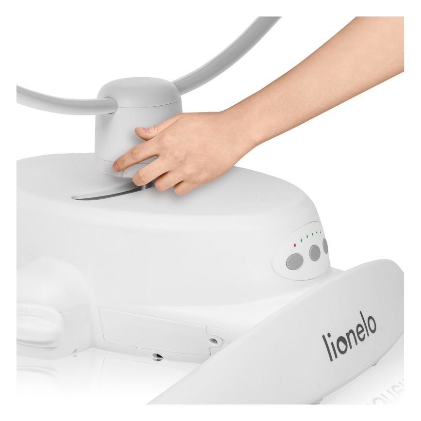 Lionelo - Dětské houpátko s melodií IRIS 4xAA Beige Sand