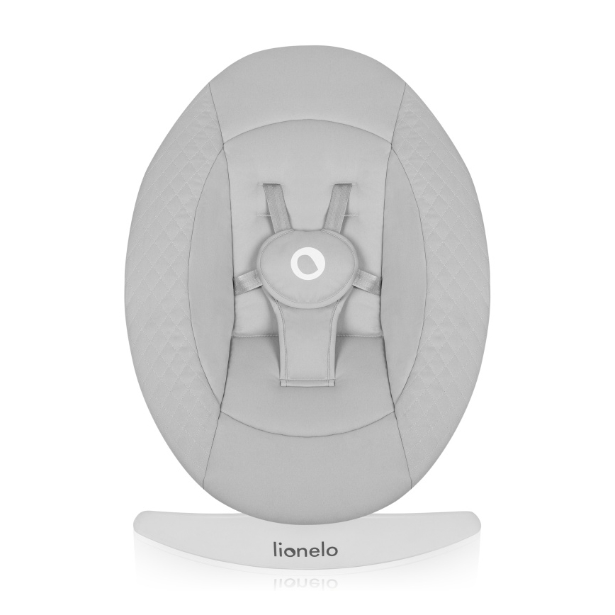 Lionelo - Dětské houpátko s melodií IRIS Grey Concrete