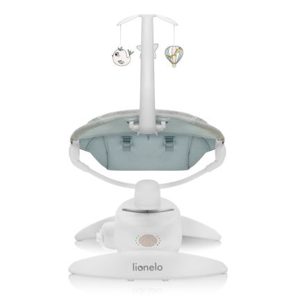Lionelo - Dětské houpátko s melodií MELL Beige Sand 4xAA + dálkové ovládání