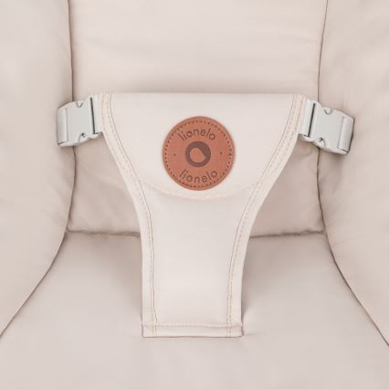 Lionelo - Dětské houpátko s melodií OLIVIA Beige Natural + dálkové ovládání
