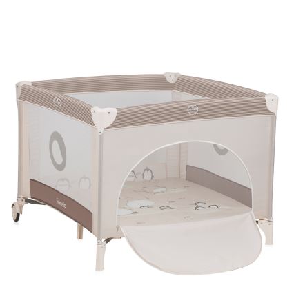 Lionelo - Hrací ohrádka BONNIE Beige Sand