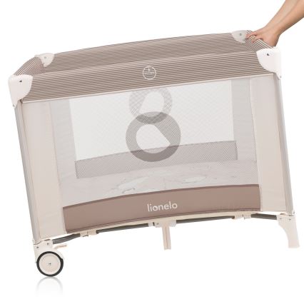 Lionelo - Hrací ohrádka BONNIE Beige Sand