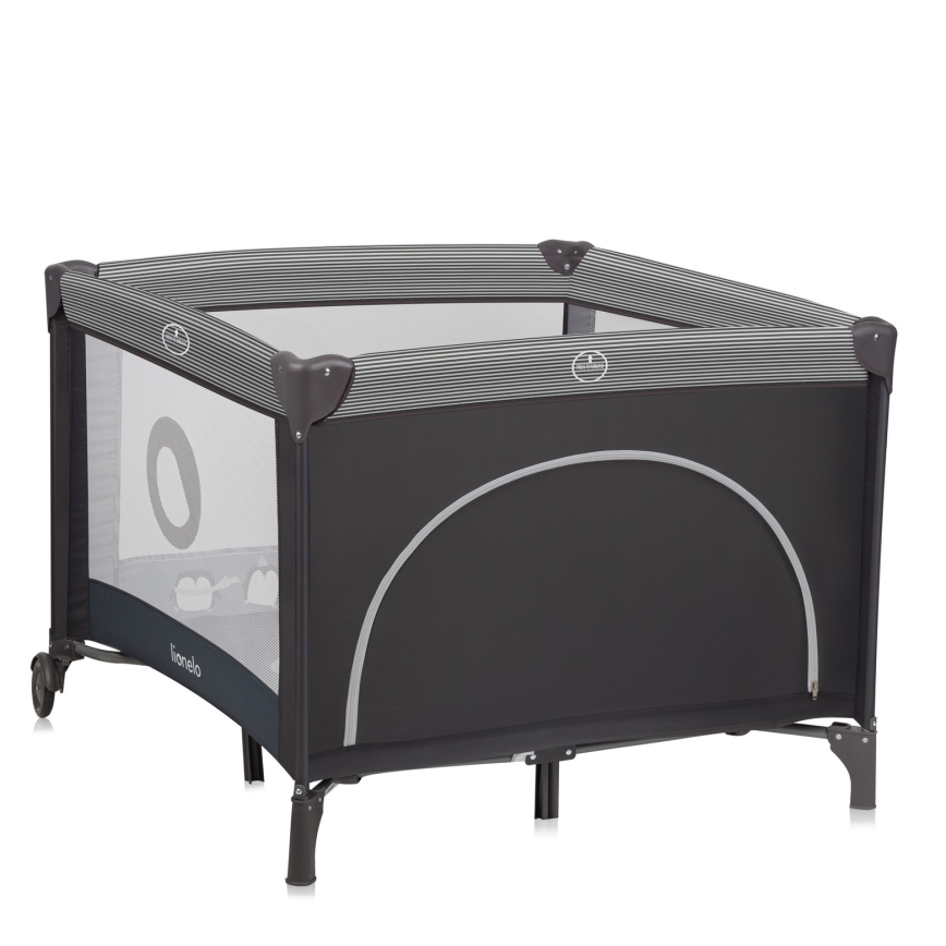 Lionelo - Hrací ohrádka BONNIE Grey Scandi