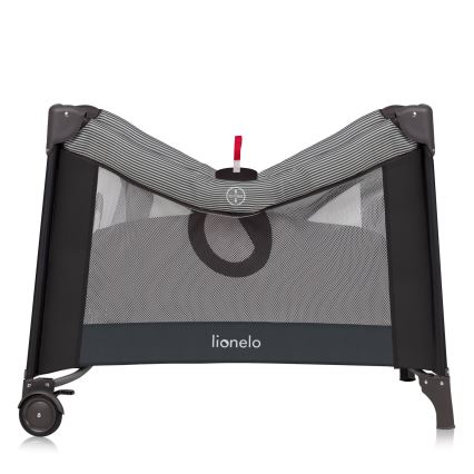 Lionelo - Hrací ohrádka BONNIE Grey Scandi