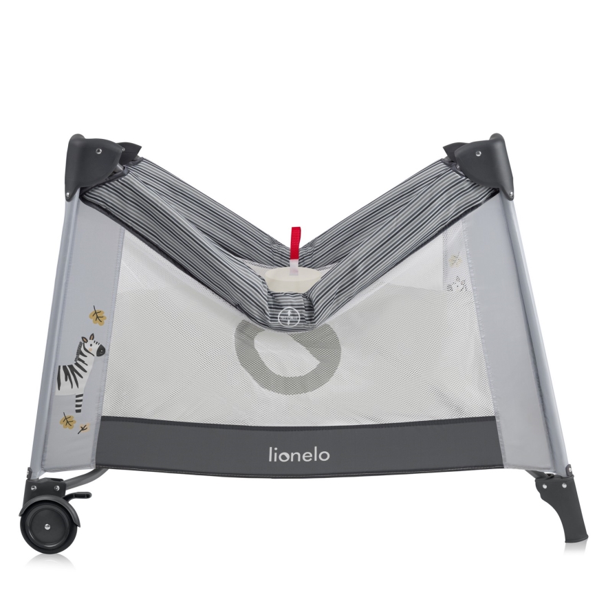 Lionelo - Hrací ohrádka BONNIE Grey Stone