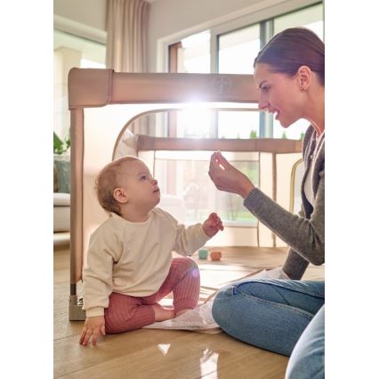 Lionelo - Hrací ohrádka FLORENCE Beige Sand