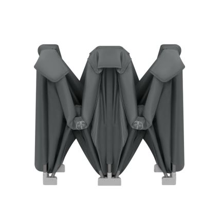 Lionelo - Hrací ohrádka FLORENCE Grey Graphite