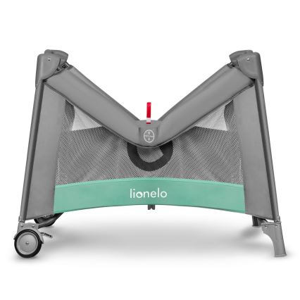 Lionelo - Hrací ohrádka MILLE Grey Green